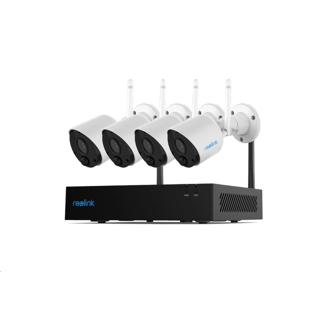 REOLINK security camera system RLK4-211WB4-S, 2.4 GHz