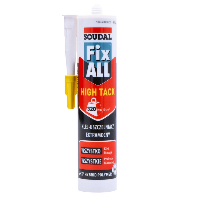 Réparer tous les high tack 290ml mastic-colle hybride blanc