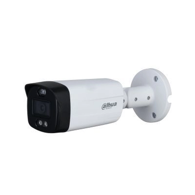 REsealed - Dahua Exterior Camera HAC-ME1809TH-A-PV 8MP/4K FullColor, LED 40m, 3.6mm, микрофон, Strobe аларма (сирена и синя/червена светкавица)