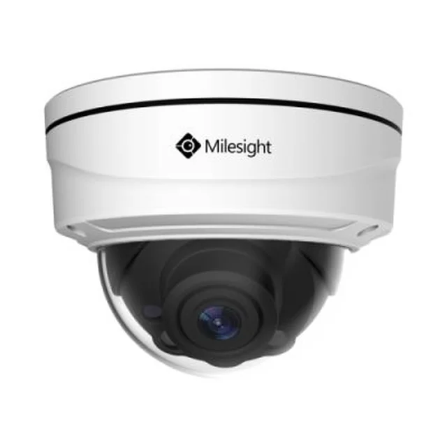 Resolución de cámara de vigilancia domo IP 8MP Lente IR varifocal 50 Micrófono con tecnología Milesight MS-C8172-FPE