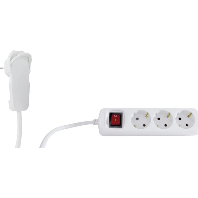 REV power strip 3 sockets 5 m white (0012326115 WS)