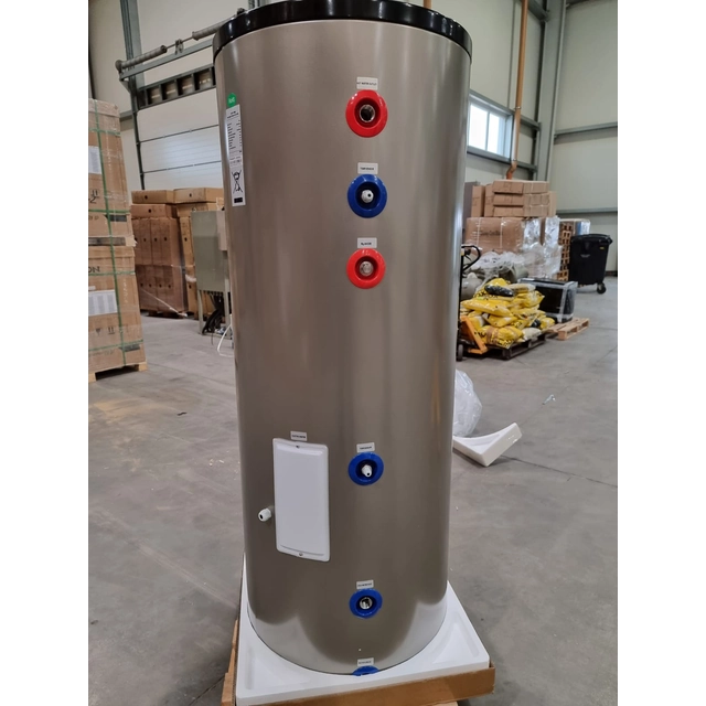 Rezervoar za toplo vodo iz nerjavečega jeklaHUW 200L grelnik 3Kw tuljava 2,4m2