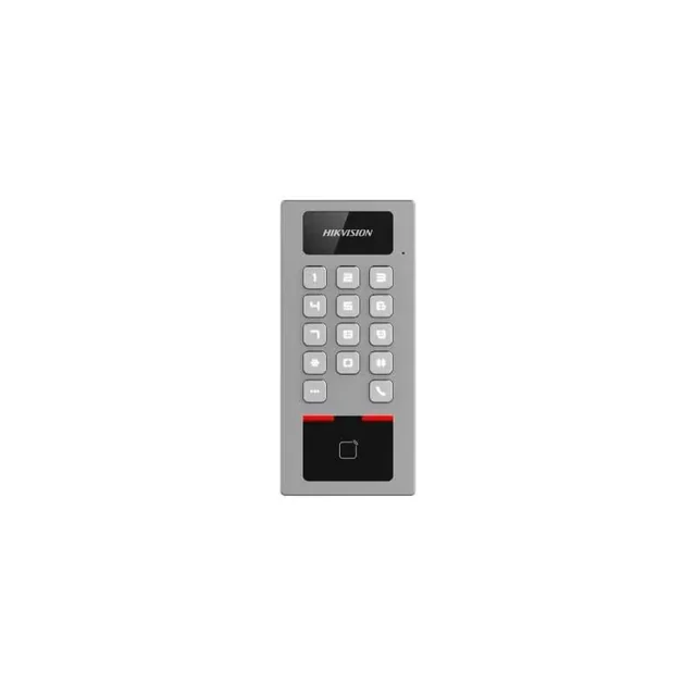 RFID proximity reader with keyboard 2MP PIN/Internal/external card Hikvision microphone card - DS-K1T502DBWX