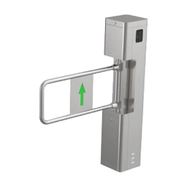 Right side swing gate, MiFare Card, Metal arm, band width 900mm - HIKVISION DS-K3BC411X-RS-M-Dp90