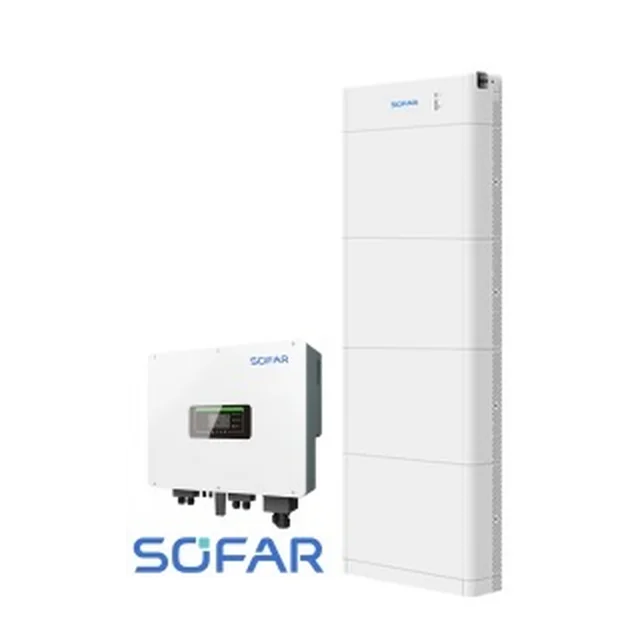 Rinkinys: SOFAR hibridinis keitiklis HYD15KTL-3PH, Sofar energijos kaupimas 20kWh BTS E20-DS5