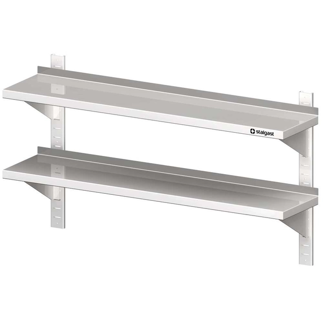 Ripiano regolabile in acciaio inox 2-Poz 110x30 Stalgast