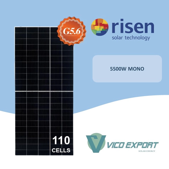 Risen Energy RSM110-8-550M // Risen Energy 550W Päikesepaneel