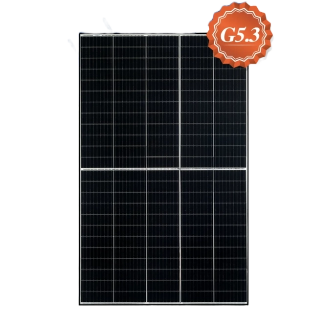 Risen Solar 410Wp, monokrystallinsk solpanel med sort ramme