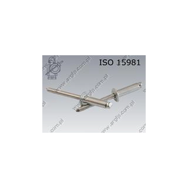 Rivet, flat head 3,2× 6-Al/Al ISO 15981
