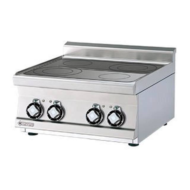 RM | Cocina cerámica TOP RM PCCT-66 ET 4-polowa 6,6 kW