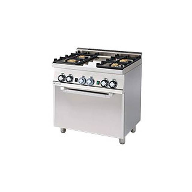 RM | Cucina a gas con forno RM CF4-68 G 4-palnikowa 22 kW