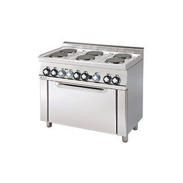 RM | Cuisinière électrique avec four RM CF6-610 ET 6-płytowa 11,62 kW