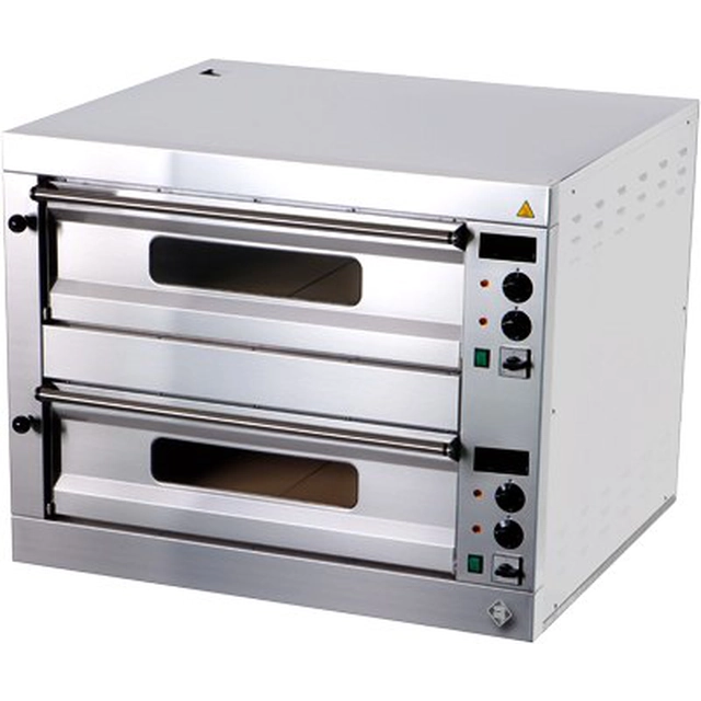 RM GASTRO | Forno de pizza 8x33 cm parte inferior/superior de argila refratária