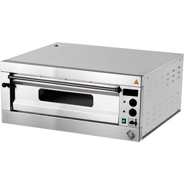 RM GASTRO | Horno para pizza 6x33 cm fondo/superior de arcilla refractaria