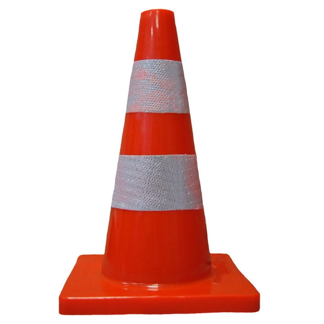 ROAD warning traffic cone PVC 30 cm LIBRES 0000004415 WORK HEALTH AND SAFETY