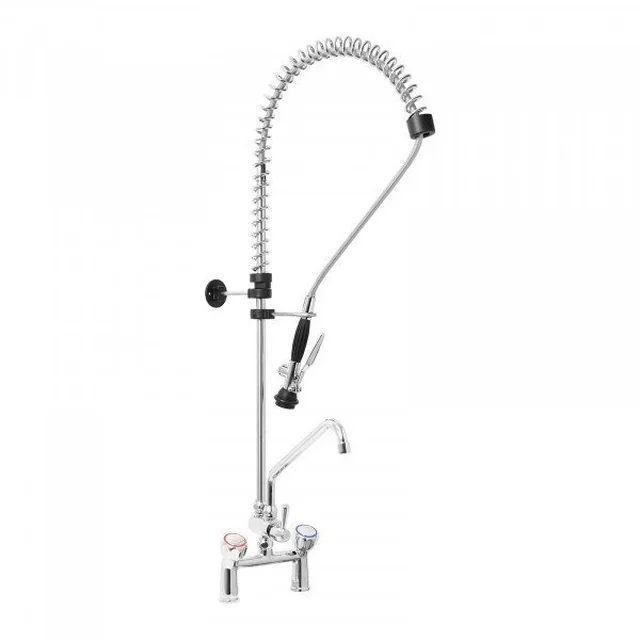 Robinet de cuisine avec douche - flexible d'eau 1000 mm - robinet 250 mm - poignées MONOLITHE 10360038 R0102020132