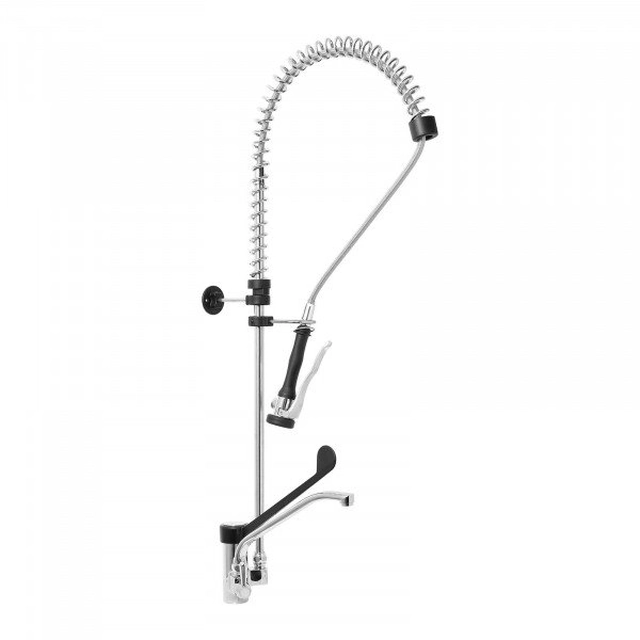 Robinet de cuisine avec douche - flexible d'eau 1000 mm - robinet 255 mm - levier coudé MONOLITH 10360029 P0201020249