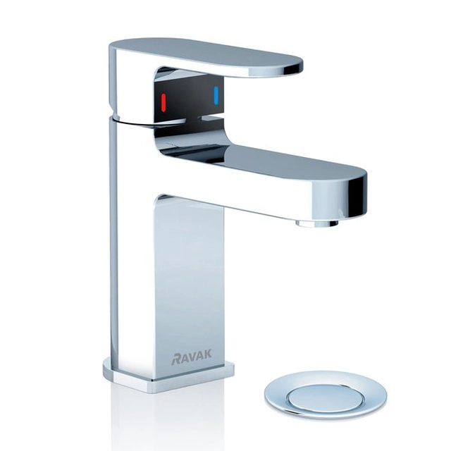 Robinet de lavabo Ravak Chrome, CR 011.00 avec valve de fond, chrome