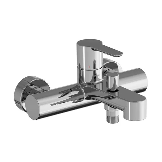 Robinet de salle de bain mural Ravak Puri, PU 022.01/150 chrome