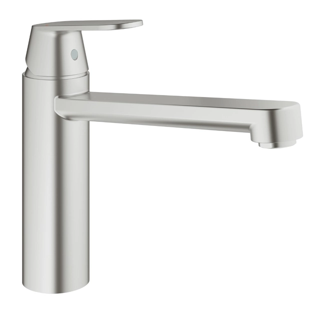 Robinet d'évier GROHE Eurosmart Cosmopolitan, Acier inoxydable, surélevé