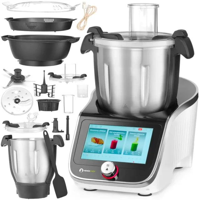 Robot da cucina multifunzione con peso 20 HendiChef IPC 4.5 l 1400 W 230 V - Hendi 221761