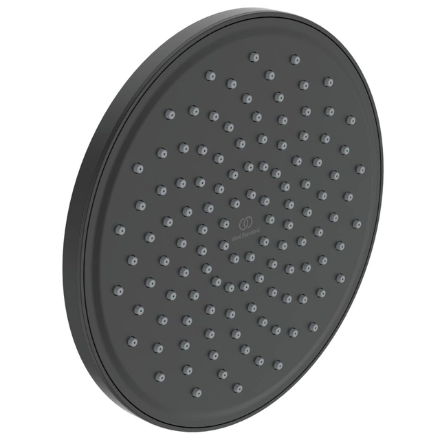 Rociador de ducha fijo Ideal Standard, IdealRain Ø 200 mm, Silk Black negro mate