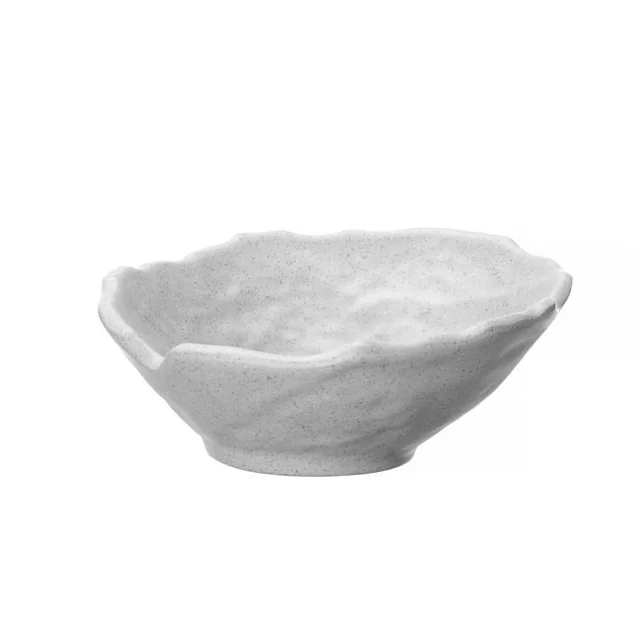 Rock slanted bowl, gray, 232x225x(h)95mm