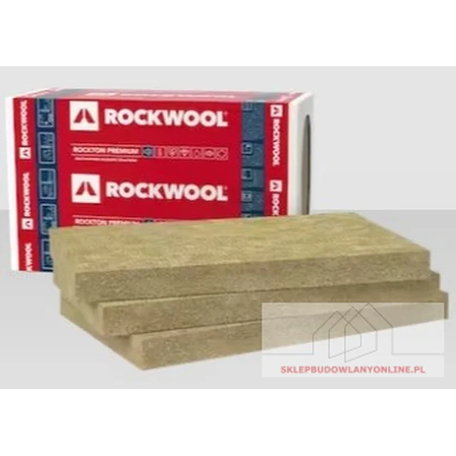 Rockton Premium 50mm akmens vata, lambda 0.033, pakuotė= 7,32 m2 ROCKWOOL