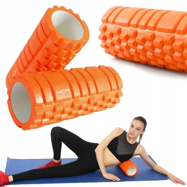 Rodillo de masaje Yoga Roller Flexifit Naranja