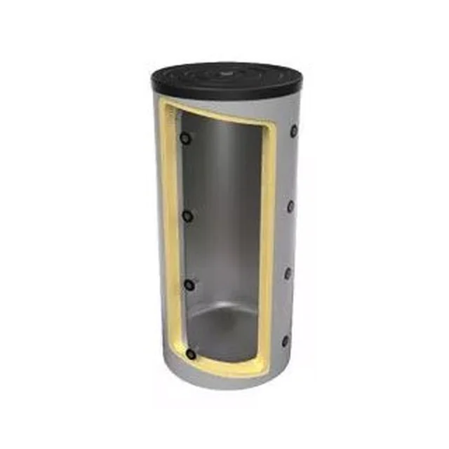 Roestvrijstalen warmwatertank voor warmtepompen met extra spiraal OEM ZWART v2 400 L