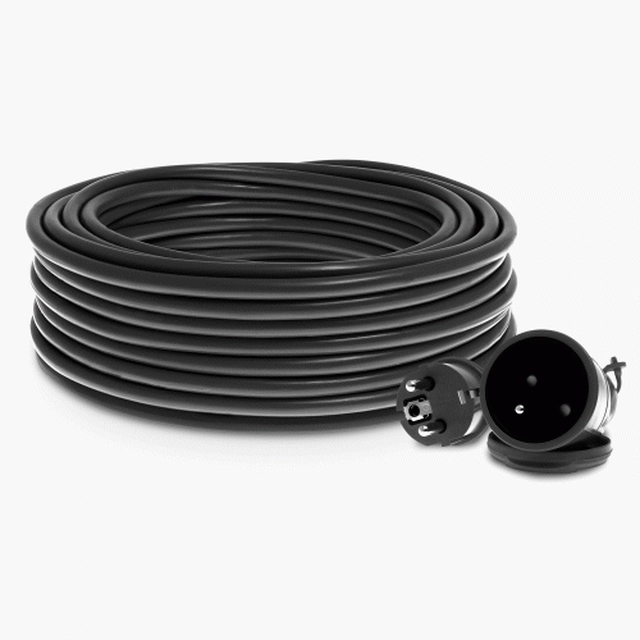Rolled extension cord IP44 3x1,5mm2 rubber 40 m Kel