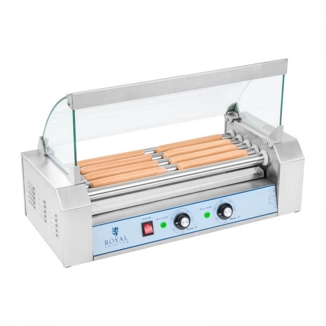 Rollengrill - 5 Rollen - Edelstahl ROYAL CATERING 10010477 RCHG-5E