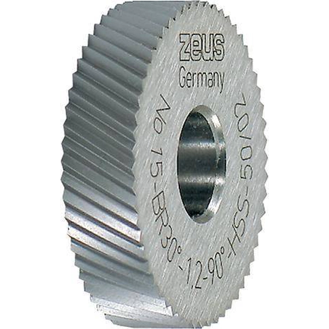 Roller for milling knurling DIN403 PM BR30 25x6x8mm, pitch 0.8mm ZEUS