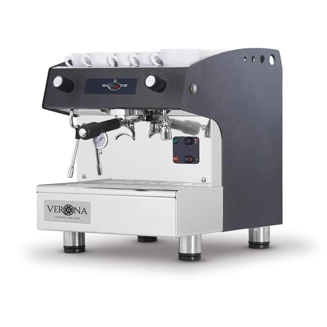 ROMEO PRO kaffemaskin, 1-grupowy, automatisk, med rotationspump, svart
