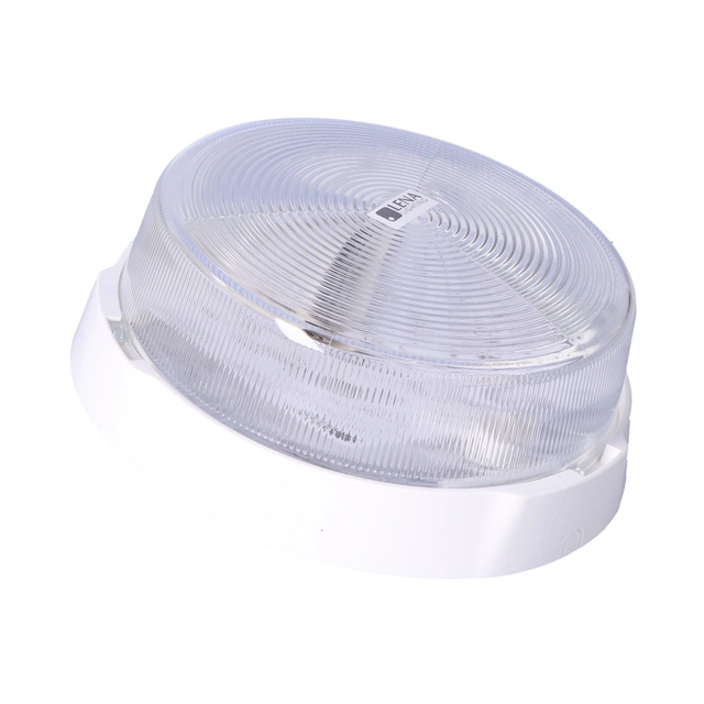 RONDO plafond 2 100W E27 transparante witte lampenkap