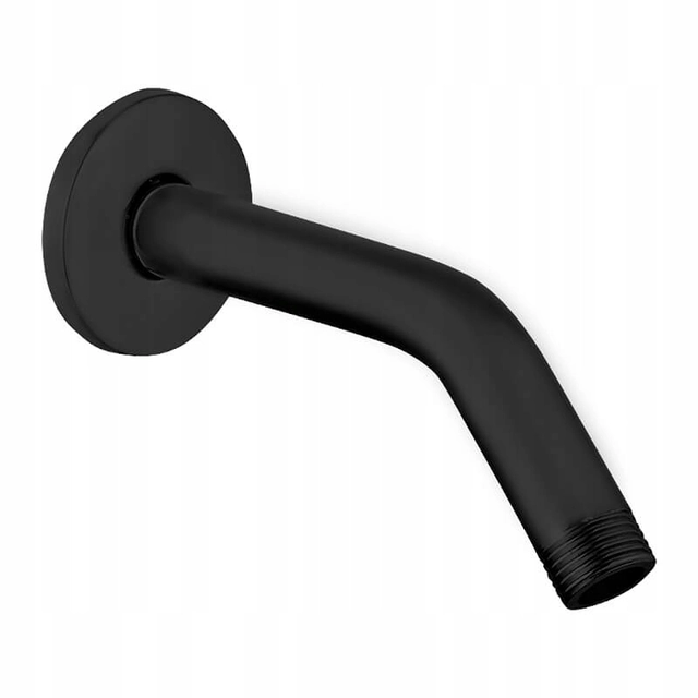 RONDO WALL SPOUT RAIN SHOWER 135MM BLACK