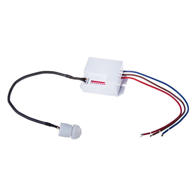 Rörelsesensor - Infraröd sensor - Vit - IP65