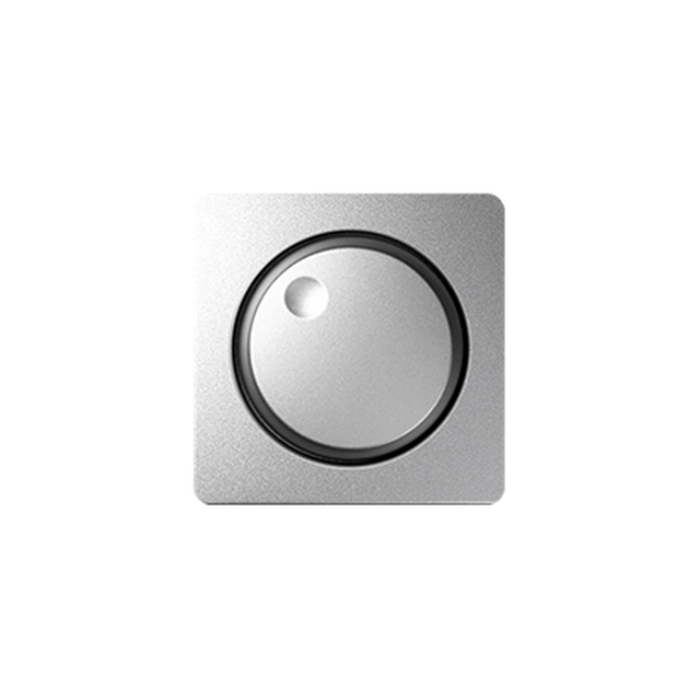 Rotary dimmer cover; aluminum