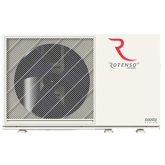 Rotenso Aquami AISW140X3o Διαχωρισμένη Αντλία Θερμότητας 14kW 3F Εξωτ.άσπρο