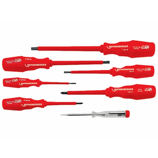 Rothenberger insulated screwdriver set 7 pcs