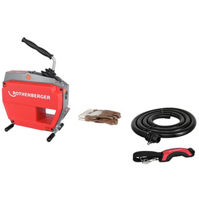 Rothenberger R600 Débouchage sans fil VarioClean 18 V | 20 - 150 mm | 60 m | Carbone sans balais | Sans batterie ni chargeur | Dans une boîte en carton