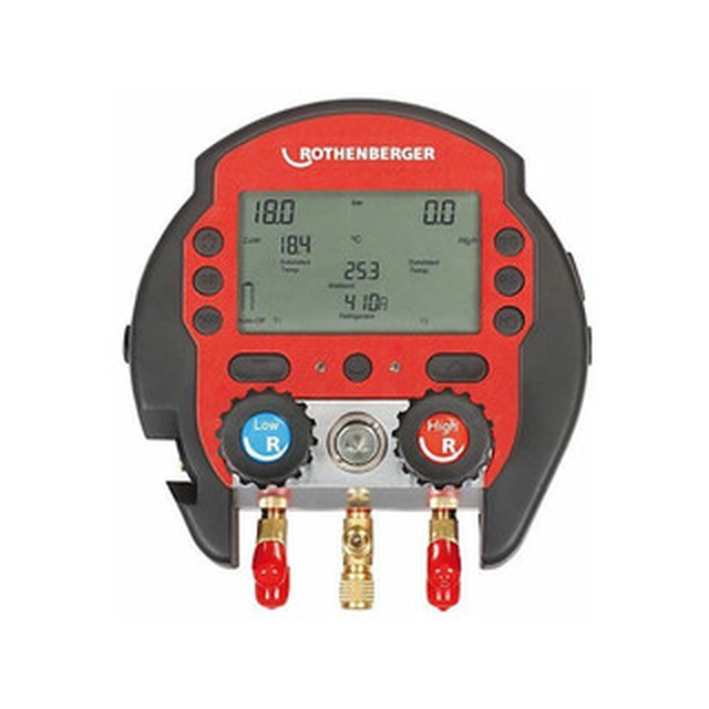 Rothenberger Rocool 600 digital kran 2 med en termometer