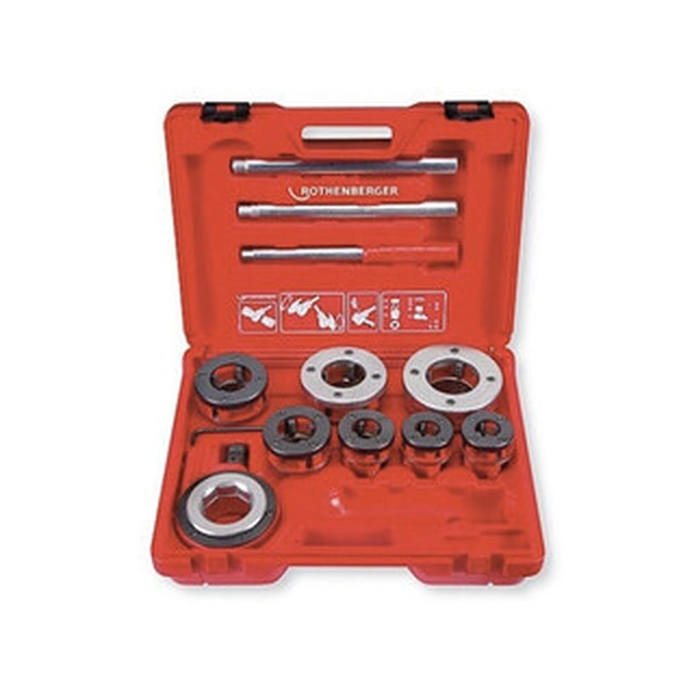 Rothenberger Super Cut 1/2-2 hand threading set