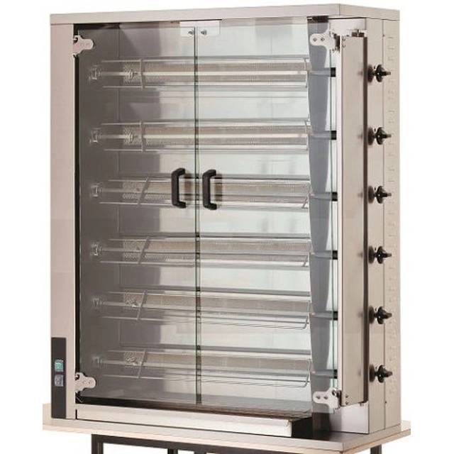 Rotisserie | gas chicken roaster | input 30 chickens CRG6 | RQ