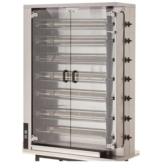 Rotisserie | gas chicken roaster | input 35 chickens CRG7 | RQ