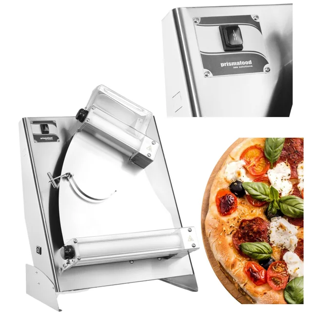 Rouleau à pâtes pour pâtes à pizza avec 2 paires de rouleaux Prismafood 0,21-0,70 Kg