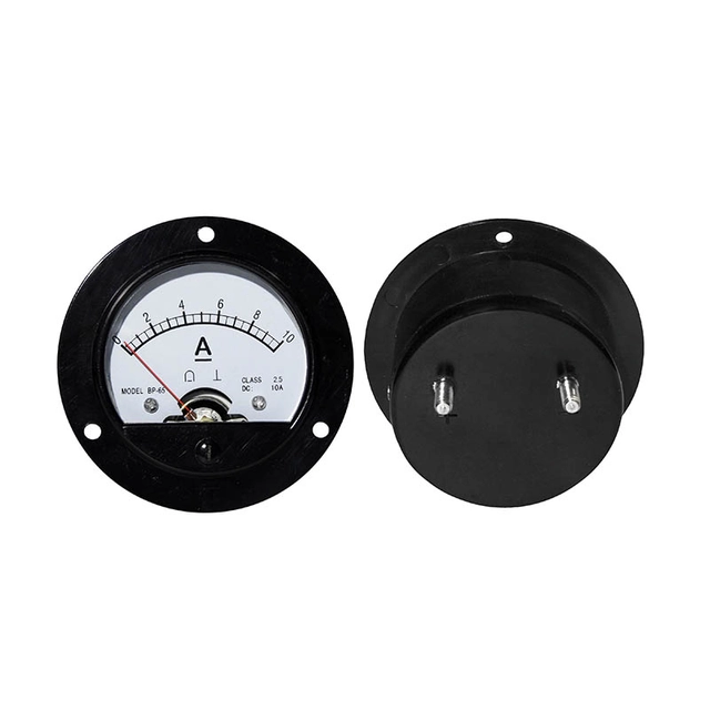 Round analog ammeter