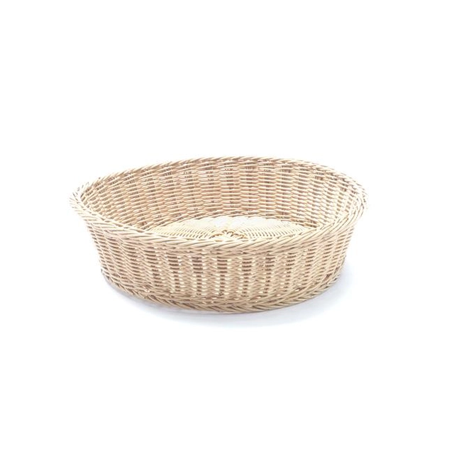 Round bread basket, beige, diameter 400 mm