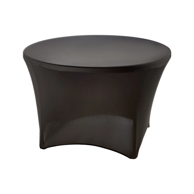 Round table cover 950131, black