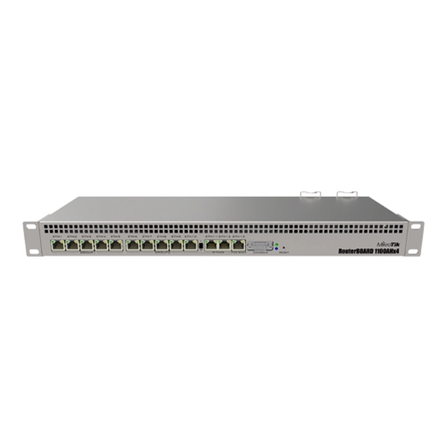 Router 13 x Gigabit, RouterOS L6, 1U, Dubbele PSU - MikroTik RB1100x4